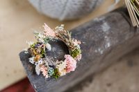 Trockenblumen-Armreif passend zur Flower Crown